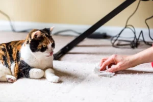 Pet odor removal carpet cleaning Ames IA living room