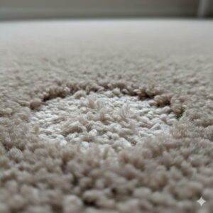 Carpet damage caused by using wrong cleaning products and methods