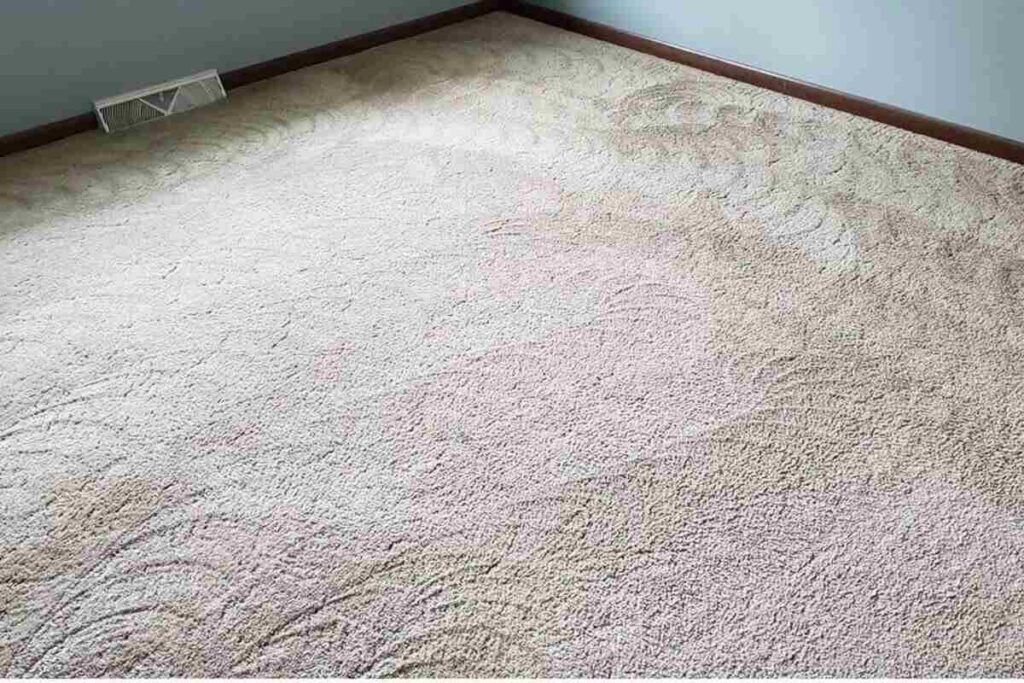 Freshly cleaned carpet with even finish in an Ames, Iowa home